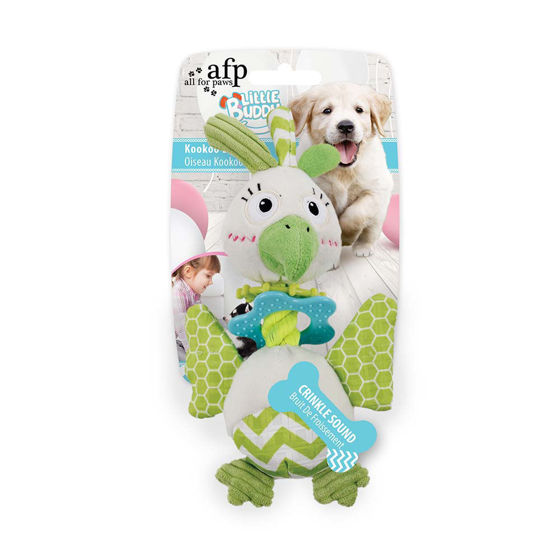 Εικόνα της All For Paws Παιχνίδι Σκύλου Little Buddy Kookoo Bird 25cm