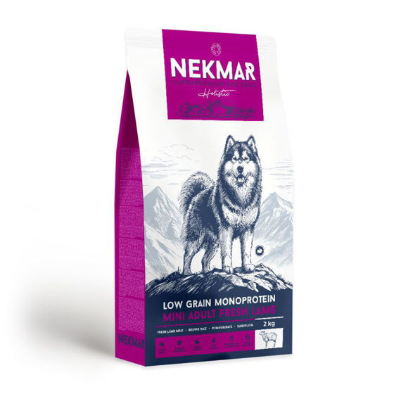 Εικόνα της Nekmar Low Grain Mini Adult Fresh Lamb 2kg