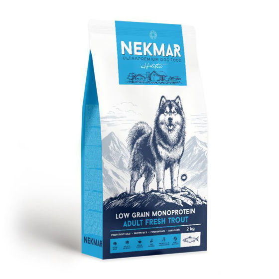 Εικόνα της Nekmar Low Grain Monoprotein Adult Φρέσκια Πέστροφα 2kg