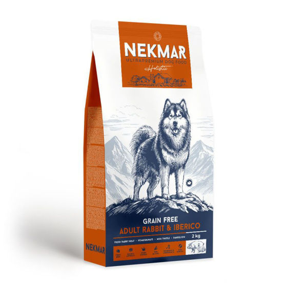 Εικόνα της Nekmar Grain Free Adult Rabbit & Iberico (Κουνέλι & Ιβηρικό Κρέας) 2kg