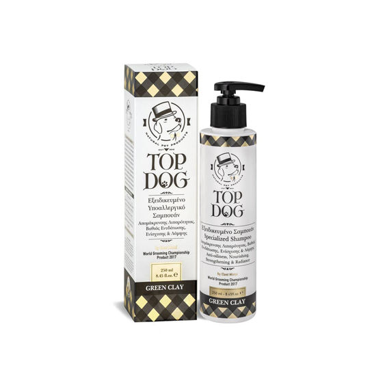 Εικόνα της Top Dog Υποαλλεργικό Σαμπουάν Green Clay 250ml