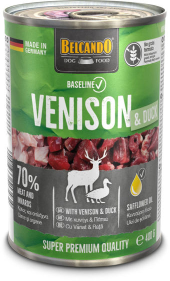 Εικόνα της Belcando Baseline Υγρή Τροφή Σκύλου Venison & Duck 400gr