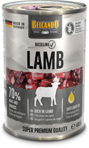 Εικόνα της Belcando Baseline Υγρή Τροφή Σκύλου Lamb 400gr