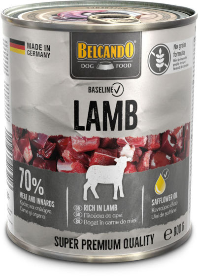 Εικόνα της Belcando Baseline Υγρή Τροφή Σκύλου Lamb 800gr