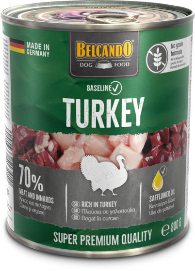 Εικόνα της Belcando Baseline Υγρή Τροφή Σκύλου Turkey 800gr