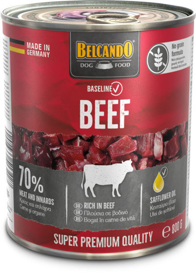 Εικόνα της Belcando Baseline Υγρή Τροφή Σκύλου Beef 800gr