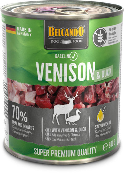 Εικόνα της Belcando Baseline Υγρή Τροφή Σκύλου Venison & Duck 800gr