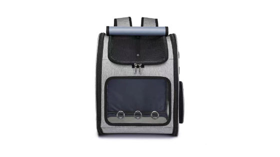 Εικόνα της Ikaros Pet Backpack Breathable Γκρι (24x26x42cm)