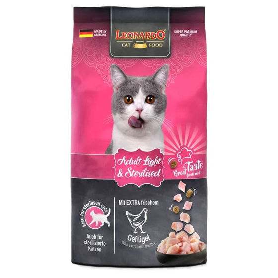 Εικόνα της Leonardo Adult Cat Light/Sterilized 300gr