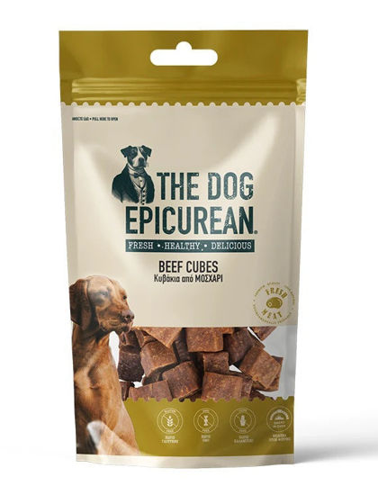 Εικόνα της The Dog Epicurean Λιχουδιές Για Σκύλους Κύβοι Μοσχαριού 100gr