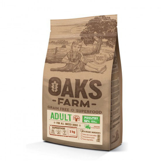 Εικόνα της Oak`s Farm Grain Free All Breed Adult Poultry 2kg