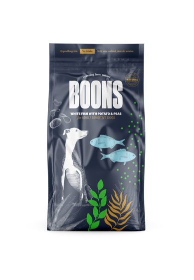 Εικόνα της Boons No Grain Adult Sensitive White Fish 2kg